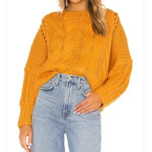 NWT Tularosa Paola cable knit Sweater